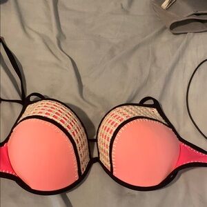 Victoria’s Secret salmon colored retro bikini top